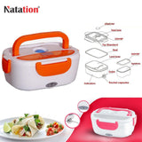 Electric Lunch Box Food Warmer Portable Food Heater for Outdoor & Home - Leak Proof, Lunch Heating Microwave for Truckers with Removable Stainless Steel Container 220V/40W