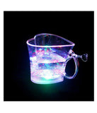 Heart Shape Activated Blinking Led Glass Cup