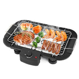Electric Barbeque Grill Home 2000W Non Stick Electric BBQ Grill Temperature Control Tandoori Maker Smokeless Barbeque Grill Set For Indoor/Outdoor