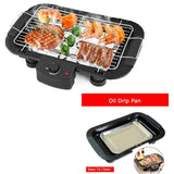 Electric Barbeque Grill Home 2000W Non Stick Electric BBQ Grill Temperature Control Tandoori Maker Smokeless Barbeque Grill Set For Indoor/Outdoor