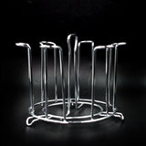SS Round Glass Stand Used For Holding Sensitive Glasses And All Present In All Kinds Of Kitchens Of Official And Household Places Etc.