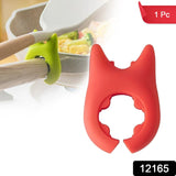Plastic Pot Holder ,Anti-Slip Spatula Pot Spoon Holder 1 PC