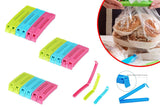 Plastic Snack Bag Clip Sealer Set (18 Pcs - Multicolor)