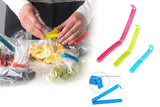 Plastic Snack Bag Clip Sealer Set (18 Pcs - Multicolor)