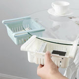 4 PCS Set Of Adjustable Fridge Storage Basket |Fridge Racks Tray |Sliding Storage Racks