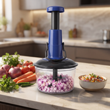 Manual Hand Press vegetable chopper with 6-Blade | Food cutting machine 650ml