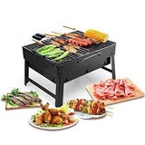 Barbeque Grill Set for Home Chicken Griller Barbeque Grill Briefcase, Portable Tandoori Grill for Home, Outdoor, Charcoal BBQ Grill(Black Carbon Steel)