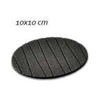 6 pcs Useful Round Shape Plain Silicone Cup Mat Coaster Drinking Tea Coffee Mug Wine Mat for Home(Multicolor)