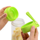Rechargeable Hand Juicer, 6 Blade Portable Electric Mini USB Multi Color Bottle Blender, Fruit Juice Maker (Multicolor+ Protein Shaker)