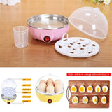 Egg Boiler Electric Automatic Off 7 Egg Poacher For Steaming, Cooking, Boiling And Frying, (350 Watts, Multicolor)