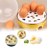 Egg Boiler Electric Automatic Off 7 Egg Poacher For Steaming, Cooking, Boiling And Frying, (350 Watts, Multicolor)