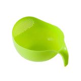 Multi-Purpose Strainer or Washer Bowl for Rice Fruits & Vegetable Rice Bowl Color May Vary