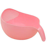 Multi-Purpose Strainer or Washer Bowl for Rice Fruits & Vegetable Rice Bowl Color May Vary