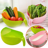 Multi-Purpose Strainer or Washer Bowl for Rice Fruits & Vegetable Rice Bowl Color May Vary