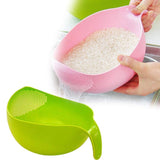Multi-Purpose Strainer or Washer Bowl for Rice Fruits & Vegetable Rice Bowl Color May Vary