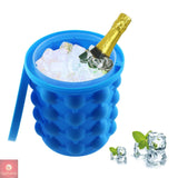 Silicone Ice Bucket The Revolutionary Space Saving Cube Maker (Standard)