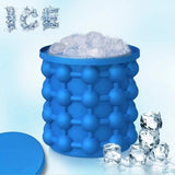 Silicone Ice Bucket The Revolutionary Space Saving Cube Maker (Standard)