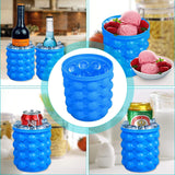 Silicone Ice Bucket The Revolutionary Space Saving Cube Maker (Standard)