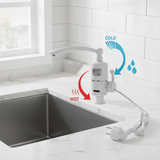 WK Instant Electric Mini Geyser Tap – Fast Heating, Instant Hot and Cold Water Heater for Kitchen Sink, Bathroom Basin, Easy to Install, Energy Efficient & Good Water Pressure