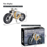 Metal DIY Bike Building Blocks for Kids | Educational &amp; Learning Blocks for Kids | Creative Mechanical Construction Engineering Kit 8+ (bike 162 pc of Bike Tool / 1 Set)