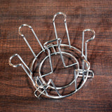 SS Round Glass Stand Used For Holding Sensitive Glasses And All Present In All Kinds Of Kitchens Of Official And Household Places Etc.