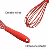 Manual Whisk Mixer Silicone Whisk Cream, Whisk Flour Mixer, Rotary Egg Mixer, Kitchen Baking Tool.