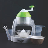 Manual Ice Crusher  Snow Cone Maker With Hand Crank