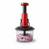 Manual Hand Press vegetable chopper with 6-Blade | Food cutting machine 650ml