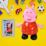 Pig Children Play Toy, Pretend Play Toy Fun Gift for Kids, Movable Hands, Legs Pig Pretend Play Toy Set for Kids Children with Soft Rubber Material (1 Pc/Battery Not Included)
