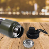 Stainless Steel Double Wall Vacuum-insulated Drink Water Bottle (1000 ML- Mix Color)