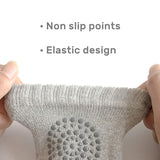 Light Grey Toddler Wool Knit Leg Warmer (Knee Guard)