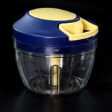 Chopper with 4 Blades for Effortlessly Chopping Vegetables and Fruits/Cutting/Blending for Your Kitchen (650ml)