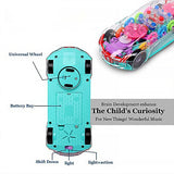 Automatic 360 Degree Rotating Transparent Gear Concept Car with Musical and 3D Flashing Lights Toy for Kids Boys & Girls (Multicolor/Battery Not Included)