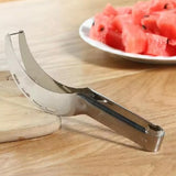 3 in1 Stainless Steel Watermelon Cantaloupe Slicer Knife Corer Fruit Vegetable Tools For Kitchen (1 Pc)