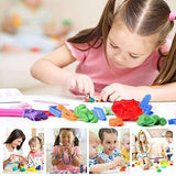 Non-toxic Creative 50 Dough Clay Mold 5 Different Colors (Pack Of 6 Pcs)