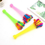 Rubber Holi Water Balloons Auto Fill & Automatic Tie For Playing Holi For Kids Boys And Girls, Multicolor (Pack Of 111 Pcs) Magic Water Balloon