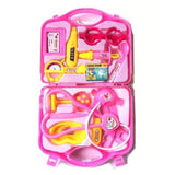 Doctor Play Set with Foldable Suitcase, Doctor Set Toy Game Kit, Compact Medical Accessories Toy Set Pretend Play Sets, Boys, Girls, Multicolor Doctor Play Sets for Kids