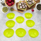 8 PCS Set Of Multipurpose Small Round Plastic Bowl  Katori | Microwave Safe Reusable Lightweight Bowl |  Dishwasher Safe Chutney Bowl
