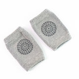 Light Grey Toddler Wool Knit Leg Warmer (Knee Guard)