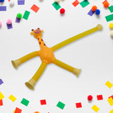 LED 3 PCS Telescopic Suction Cup Giraffe Toy, Pop Tubes Sensory Toy for Kids, Fidget Toys, Sensory Tubes, Suction Cup Pop Tube Giraffe Toys, Stretchy Giraffe Suction Toy, Funny Gift