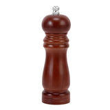 Wooden Pepper Mill 8 Inch Tall - Best Pepper Grinder| Salt Shakers with Adjustable Ceramic Rotor(1 Pc)