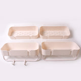 Multipurpose Kitchen Bathroom Wall Corner Shelf Rack (4 PCS Set)