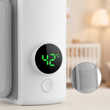 Cordless Baby Bottle Warmer, Electric Digital Temperature Control Travel Portable Rechargeable Breastmilk Formula Heater, Fast Heating LED Display