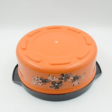 Casserole Box For Food Serving Inner Steel Insulated Casserole Hot Pot Flowers Printed Chapati Box For Roti Kitchen (Approx. 2500 ML)