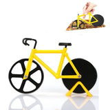Stainless Steel Bicycle Shape Unbreakable Handle Pizza cutter | Pastry Cutter | Pizza Slicer With Grip On Handle And Stainless Steel Blade