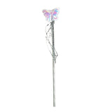 Baby Girls Fairy Nylon Butterfly Wings Costume Butterfly Fairy Angel Wing Wand and Hairband Multi- Color for Party (1pc)