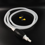 Fuel Transfer Pump Hose With Hand Pump And 2 Hose Clamps