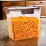 Food Storage Container Airtight Plastic Container With Easy Snap Lids (2500ML /  1 PC)