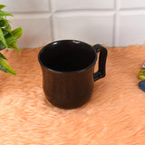 Premium Plastic Coffee  Tea Cups  Mug With Handle (1 PC - Loose  Black)