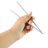Premium Stainless Steel Reusable Chopsticks (2 Pc)